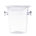 Thumbnail image #1 for TableCraft Products PB5120 Non-Insulated Plastic Wine Bucket, 3-1/2 Qt., with Handles Case of 12