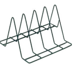 Thumbnail image #1 for 1880 Hospitality Focus Foodservice FFTM188GN Wire Tray Module, 8-Tray Capacity, Green Epoxy, 1-3/4 in Clearance Case of 4