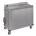 Thumbnail image #1 for Piper Products/Servolift Eastern SBH-3-P Heated Mobile Plate Dispenser, 3-Compartment, Enclosed, for 10-1/4" Round Plates