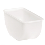 Thumbnail image #1 for TableCraft Products 105 Condiment/Garnish Holder Insert, 1 Pint, Polypropylene, White, Fits Models 102 & BCD1400 Case of 12