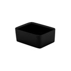 Thumbnail image #1 for Global Tableware Collective Dalebrook, Kata DBTB4224 Rectangular Melamine Salad Bar Crock, Black, 28.75 oz, 6-7/8" x 5-1/8" x 2-3/4"