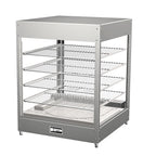 Thumbnail image #5 for Doyon Baking Equipment (Middleby) DRP4S Countertop Pizza Display Warmer, 4-Shelf, Stainless Steel and Glass, Humidity Pan