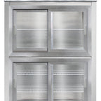 Thumbnail image #3 for Continental Refrigerator Designer Line D2RNSGDHD Two-Section Reach-In Refrigerator, Half-Height Sliding Glass Doors, Self-Contained