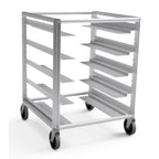 Thumbnail image #1 for Lockwood RR35-UA5 Aluminum Pan Rack, Open Sides, 5-Pair Adjustable Slides, 6" Centers