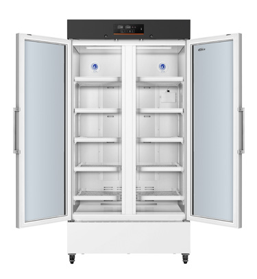 Product image #7 for KoolMore 27 Cu. Ft. Medical Vaccine Refrigerator with 2 Swing Glass Doors and Multi-Level Emergency Alarms