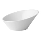 Thumbnail image #1 for Tableware Solutions USA Anton Black ABZ03094 Round Beveled White China Bowl, 33 oz, 10 in Case of 6