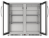 Thumbnail image #9 for Koolmore Two-Section Back Bar Refrigerator with 2 Glass Swing Doors, Stainless Steel, 7.4 Cu. Ft.