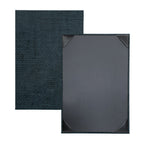 Thumbnail image #1 for Risch Rattan RATTAN-1V 5.5X8.5 Basket-Woven Hardback Menu Cover, 5-1/2" x 8-1/2", Single View Case of 25