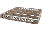 Thumbnail image #1 for AllPoints Foodservice Parts & Supplies Traex 1331291 Glass Rack Extender, 1-3/4" High, 16 Compartments, Beige