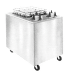 Thumbnail image #1 for Piper Products/Servolift Eastern ACS-ST-1420 Mobile Stainless Steel Cup & Saucer Dispenser, Enclosed Cabinet, 14" x 20" Rack, 2 Saucer Dispensers