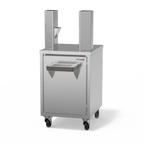 Thumbnail image #1 for Zummo MS14-N50 Enclosed Stainless Steel Service Cabinet with Drip Tray, 19-2/3"W x 23-2/3"D x 30-3/4"H