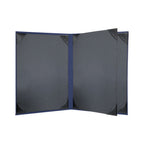 Thumbnail image #2 for Risch LINEN-4V 8.5X14 Linen Hardback Menu Cover, 8-1/2" x 14", 4-View Booklet Case of 25