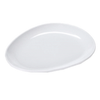 Thumbnail image #1 for G.E.T. Siciliano CS-6111-W Egg-Shaped Coupe Platter, 11-Inch White Melamine 1 Dozen