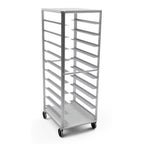 Thumbnail image #1 for Lockwood Manufacturing RA70-ER10E-SOM1 Mobile Aluminum Tray Retrieval Rack, 20-Tray Capacity, 16 x 22-Inch Trays
