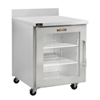 Thumbnail image #1 for Traulsen Dealer's Choice CLUC-27R-GD-WTL 27" 1-Door Stainless Steel Worktop Undercounter Refrigerator, ENERGY STAR®, Self-Contained