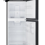 Thumbnail image #2 for Summit Commercial MRF1087BA Microwave/Refrigerator-Freezer Combination, 24 in Wide, 10.1 cu. ft., 700 W, Black
