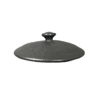 Thumbnail image #1 for Vertex China Obsidian OB-S5L Porcelain Casserole/Soup Tureen Lid, 5-3/4 in Diameter, Matte Black 1 Dozen