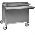 Thumbnail image #1 for Eagle Group Director's Choice DCS1620TDS Mobile Self-Leveling Tray & Silverware Dispenser, Enclosed Cabinet, 1 Stack for 16" x 20" Trays, 8 Cylinders