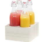 Thumbnail image #1 for Cal-Mil Vista 28623-141 Carafe Cooler Housing, Plastic, Square, 4-Section, 9.5" x 9.5" x 5"H
