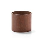 Thumbnail image #1 for Hollowick/Steelite Horizon 200 Round Wood Cylinder Candle Holder Base Only, 2-3/8"H x 2-3/4" Diameter