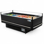 Thumbnail image #1 for USR Brands Coldline ISLAND-DT80 Dual-Temperature Open-Air Refrigerator/Freezer Island Merchandiser, 81.9"W, 10 cu. ft.