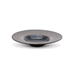 Thumbnail image #1 for Korin Tanka Magellanic BWL-TK2502MABL Blue China Plate, Round, Wide Rim, 9-3/4" Diameter x 2"H