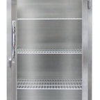Thumbnail image #1 for Continental Refrigerator 1RENSAPT-GD-SD 1-Section Pass-Thru Reach-In Refrigerator, Glass Front/Solid Rear, Self-Contained, Stainless Steel