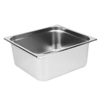 Thumbnail image #1 for Thunder Group STPA2236 2/3-Size Stainless Steel 304 Hotel Pan, 6 in Deep, 22 Gauge, Anti-Jam Case of 6