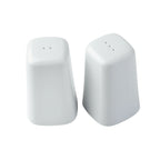 Thumbnail image #1 for TableCraft Products 10950 Salt & Pepper Shaker Set, 1-1/4 oz, Square White Melamine, 2mm Holes Case of 12