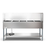 Thumbnail image #6 for KoolMore 5-Pan Open Well Electric Steam Table with Undershelf and Sneeze Guard