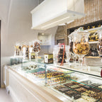 Thumbnail image #1 for Oscartek Rosa ROSA C1700 Chocolate Showcase Display, 67-inch, Humidity Control, Extra-Clear Glass, Self-Contained Refrigeration