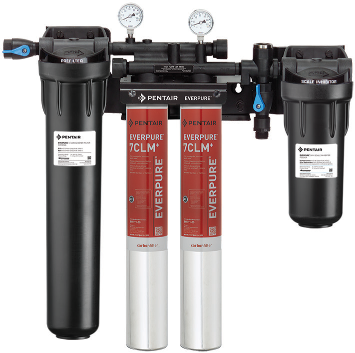 Product image #4 for Everpure High Flow CSR Twin-7CLM+ Fountain Water Filtration System, 2-3.34 GPM, 15,000-25,200 Gallon Capacity