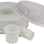 Thumbnail image #2 for JB Prince T301 Fluted Round Cookie Cutter Set, Nesting, Polyglass Plastic, 9-Piece, 3/4–4 in Diameter