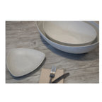 Thumbnail image #2 for G.E.T. Emerge ERG100 Oval Melamine Bowl, 128-1/2 oz., 13-7/10"L x 10-3/5"W, Natural Case of 12