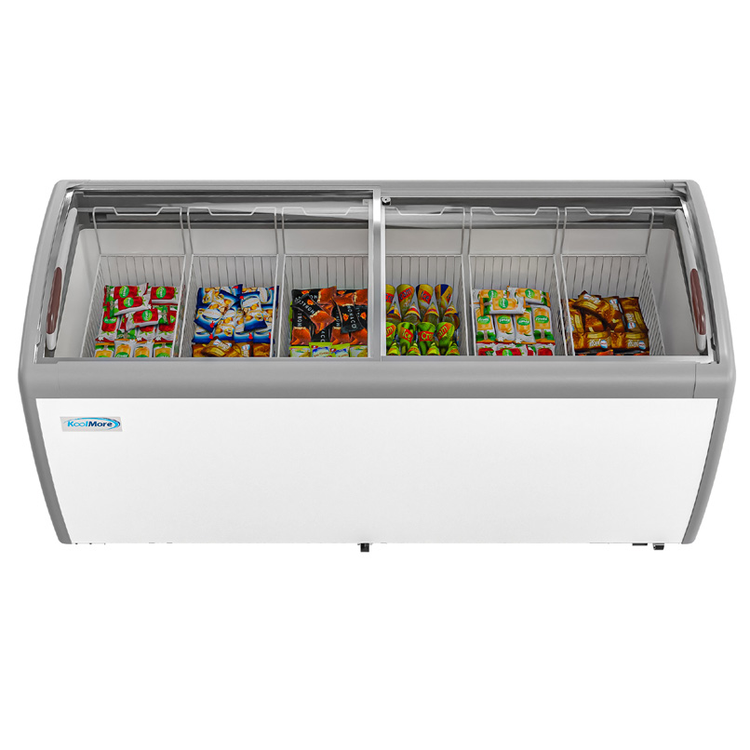 Product image #5 for KoolMore 71-Inch Display Ice Cream Chest Freezer, 20 Cu. Ft., Sliding Glass Top, 6 Baskets