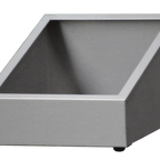 Thumbnail image #1 for Steril-Sil Company E1-CBD-1V Countertop Condiment Dispenser, Stainless Steel, 1-Section, Vertical Insert, 12 x 16-1/2 x 9-1/4 in