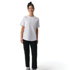 Thumbnail image #1 for Chef Works SHS01-WHT-2XL Unisex White Short-Sleeve Chef Crew Shirt, 2XL, Polyester/Cotton/Elastane Blend