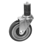 Thumbnail image #1 for GSW USA KS6013 Expanding Stem Caster, 5" Diameter, 6"H, Polyurethane Wheel, 370 lb Capacity Case of 20