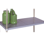 Thumbnail image #1 for SPG International Iss LPS2130S Solid Shelf, 30"W x 21"D, Gray Polypropylene Covers, Epoxy-Coated Steel Subframe