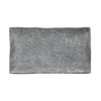 Thumbnail image #1 for G.E.T. Basalt - EGS D71238RC-CO Rectangular Black Melamine Plate, 12"L x 7"W x 1-3/8"H Case of 6