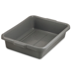 Thumbnail image #1 for Alegacy Foodservice Products 1900 1-Compartment Gray Bus Tub, 21-5/8 x 16 x 5 Inches Case of 12