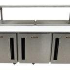 Thumbnail image #1 for Traulsen Dealer's Choice CLST-7230-DW-LLD CLST Series Compact Prep Table Refrigerator, (2) fully removable drawers (right section), (2) solid doors