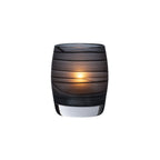 Thumbnail image #1 for Hollowick/Steelite Hollowick Lighting LMP8531 Glass Contour Votive Lamp, Dark Blue, 3"W x 3"D x 3-3/4"H