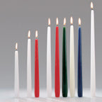 Thumbnail image #1 for Hollowick/Steelite Select Wax TP12GR-12DZ 12-Inch Unwrapped Green Taper Candle