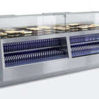 Thumbnail image #1 for Oscartek Rosa ROSA COMBI M1 1500 Refrigerated Top-and-Bottom Showcase, Self-Contained, See-Through, 59 in, Glass Ends