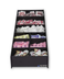 Thumbnail image #4 for San Jamar 2-Section Black Polystyrene Countertop Condiment & Straw Organizer