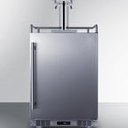 Thumbnail image #6 for Summit Commercial Summit Appliance BC74OSCOMTWIN Indoor/Outdoor Stainless Steel Draft Beer Dispenser, 3 1/6-Barrel Keg Capacity, 2 Faucets