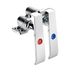 Thumbnail image #3 for Krowne Royal Series Double Pedal Knee Valve with 4-1/2 Inch Hole Centers, 1/2 Inch Female Inlet/Outlet