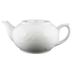 Thumbnail image #1 for Vertex China Sausalito SAU-TP3 28 oz China Teapot with Lid, White 1 Dozen