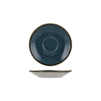 Thumbnail image #1 for Tuxton China Artisan Geode GGE-086 Porcelain Espresso Saucer, Round, 5" Diameter, Azure Case of 2 Dozen